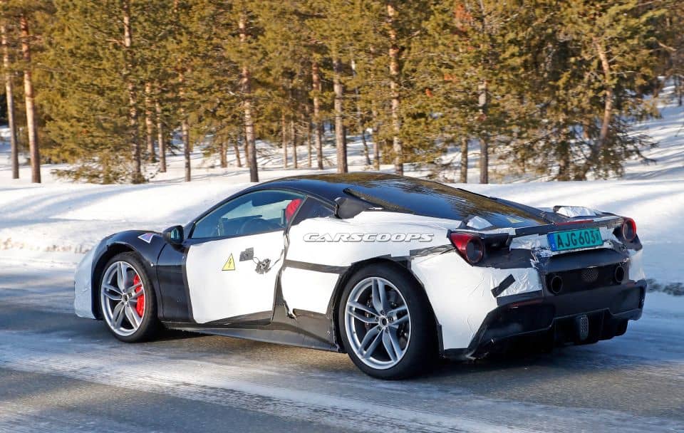Ferrari Hybrid Test Car rear