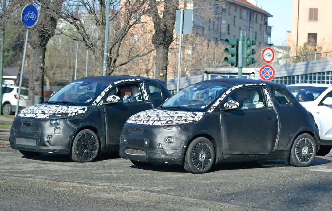 Fiat 500e MY2021 Spyshot