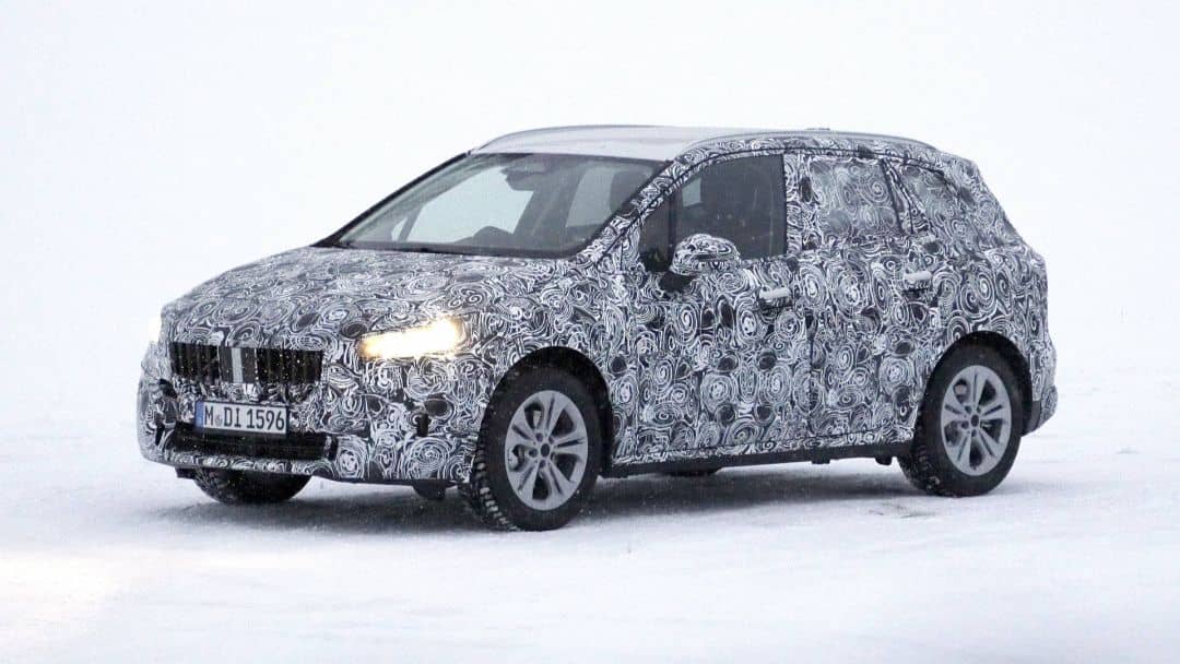 BMW 2 Series Active Tourer Snow Test Spyshot