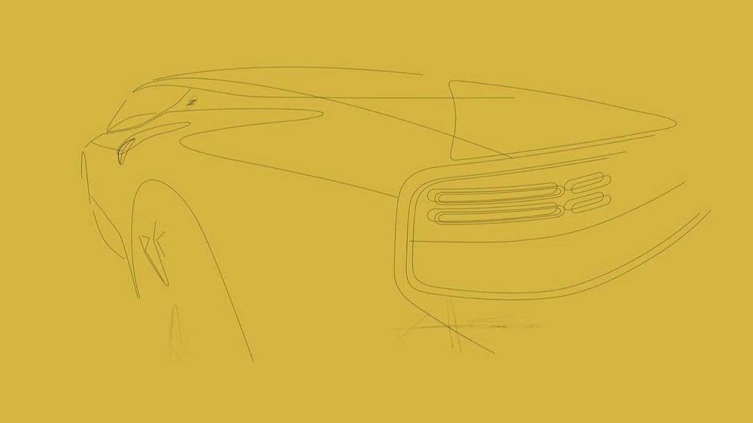 Nissan 400Z teaser Illustration