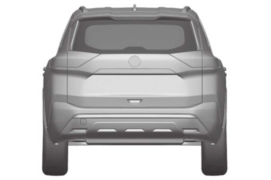 Nissan Rogue 4th Gen Patent Image rear