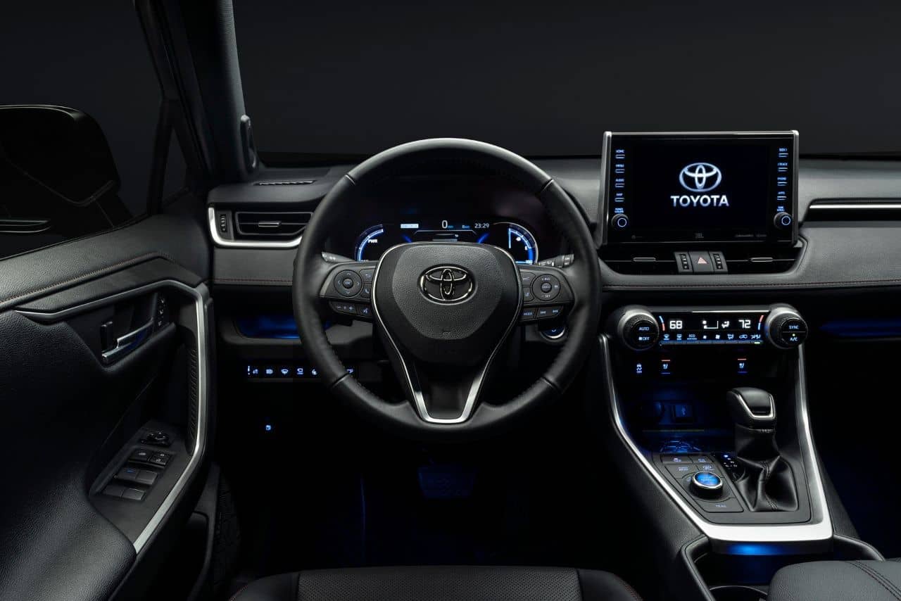Toyota RAV4 Prime steering wheel