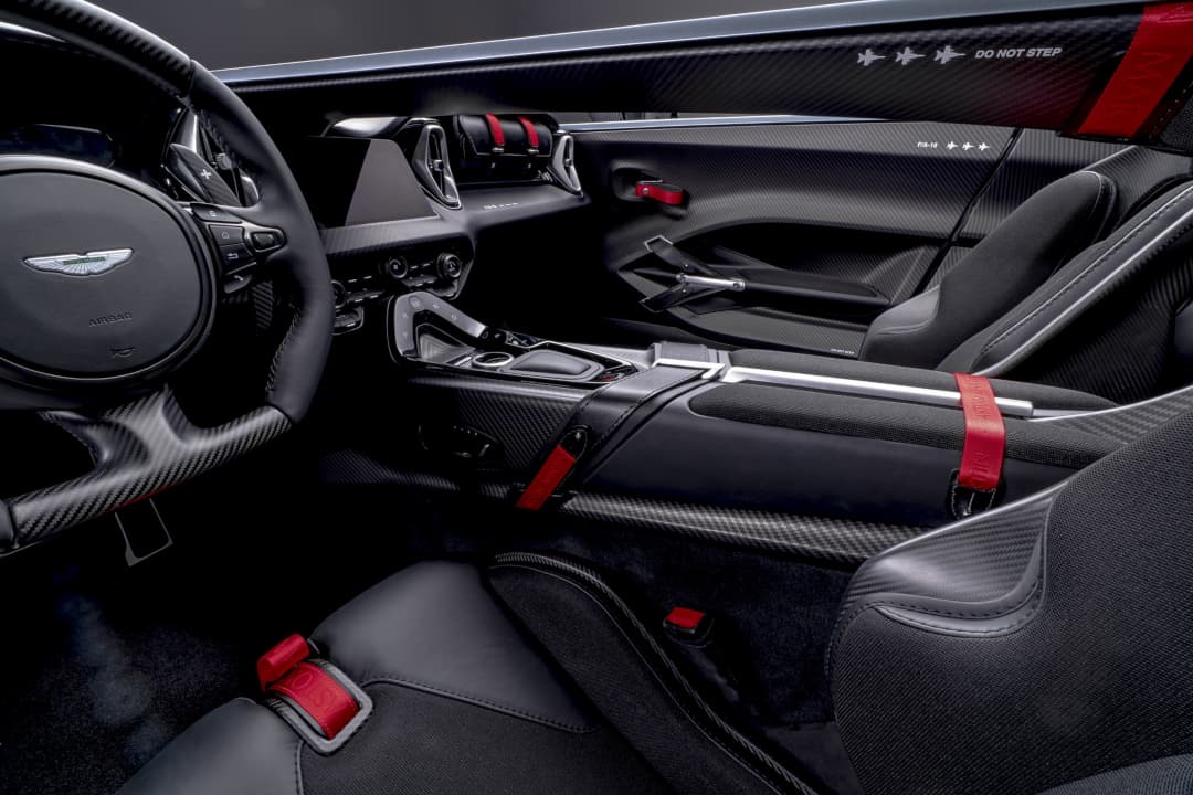 Aston Martin V12 Speedster cockpit