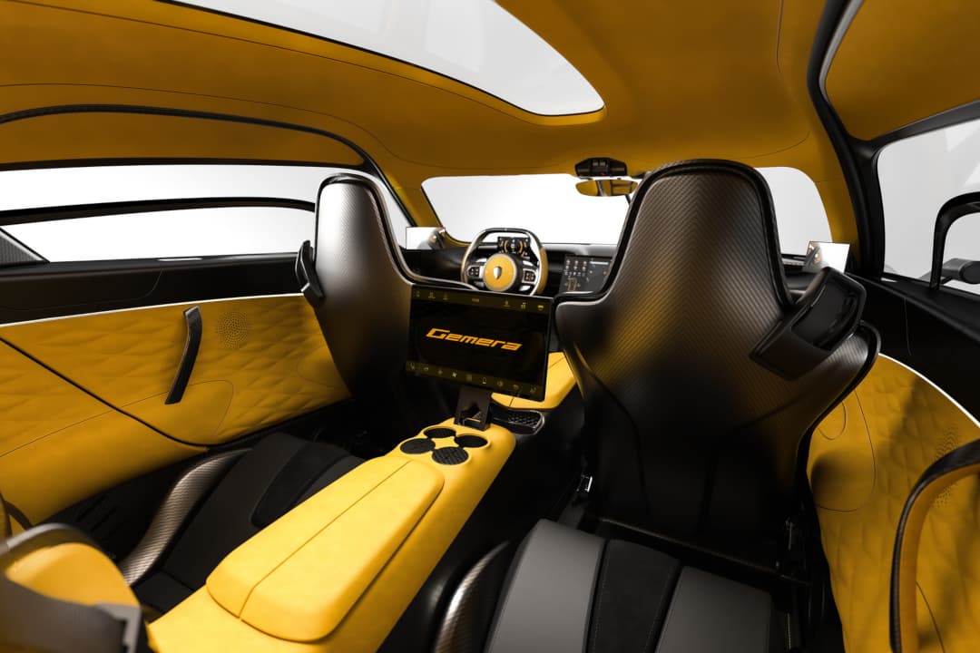 Koenigsegg Gemera rear seat