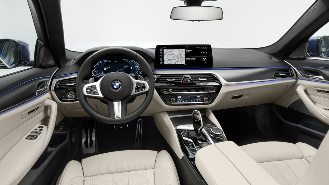 BMW 5 Series facelift 2020 interior