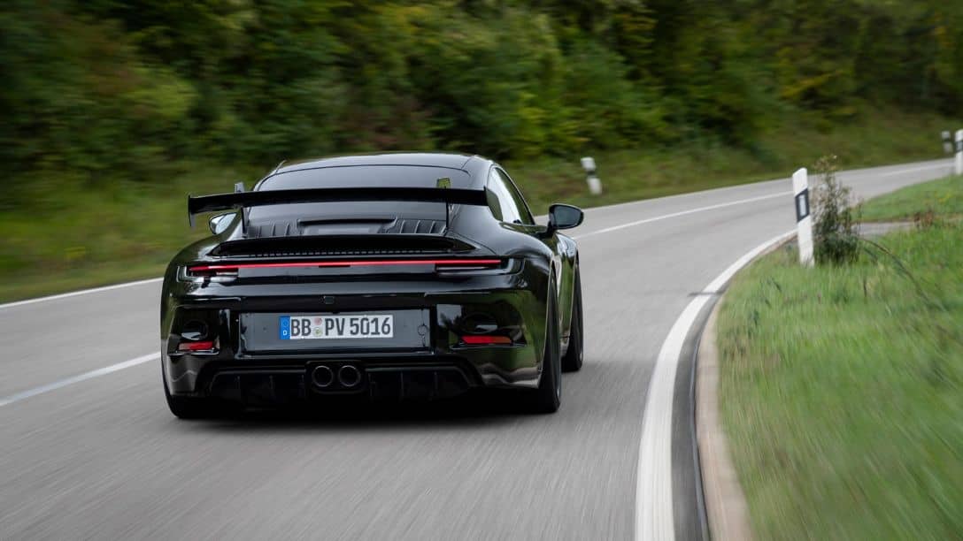 Porsche 911 GT3 type 992 Prototype Rear