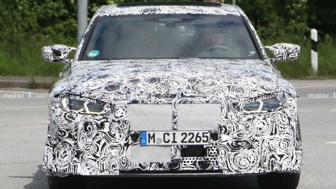 BMW G80 M3 CS spyshot front