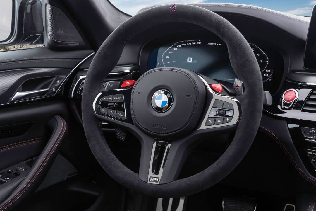 BMW M5 CS Steering