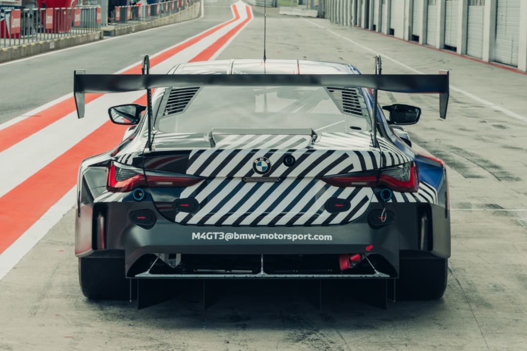 BMW M4 GT3 teaser rear