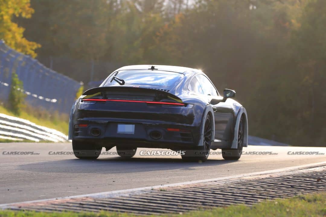 Porsche 911 Safari Spyshot at Nurburgring Rear