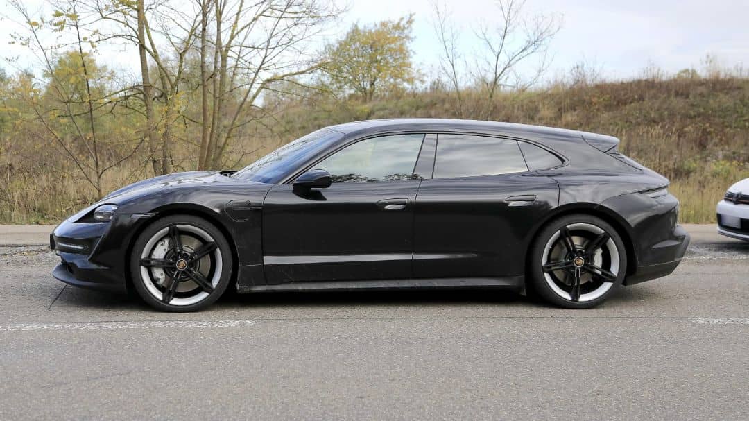 Porsche Taycan Sport Turismo Spyshot Side
