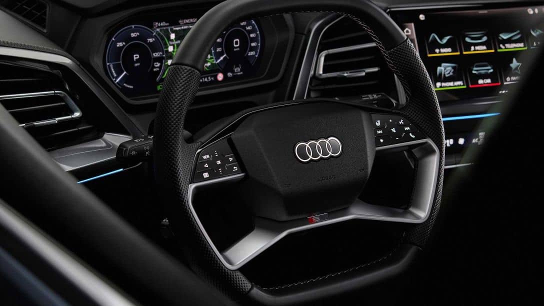 Audi Q4 e-tron Prototype Steering