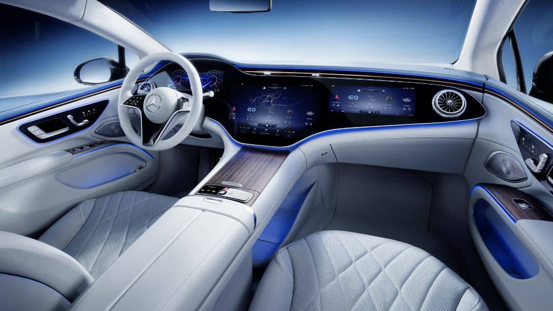 Mercedes Benz EQS Prototype Interior