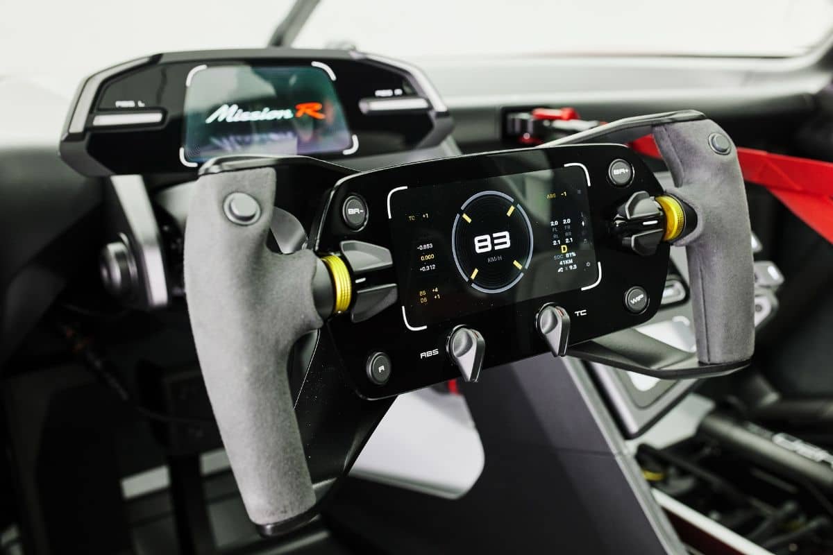 Porsche Mission R Steering wheel