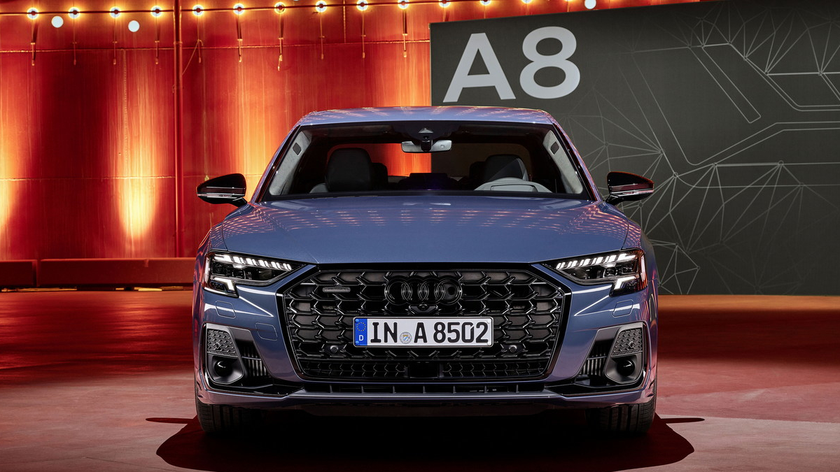 Audi A8 2022 Facelift Front