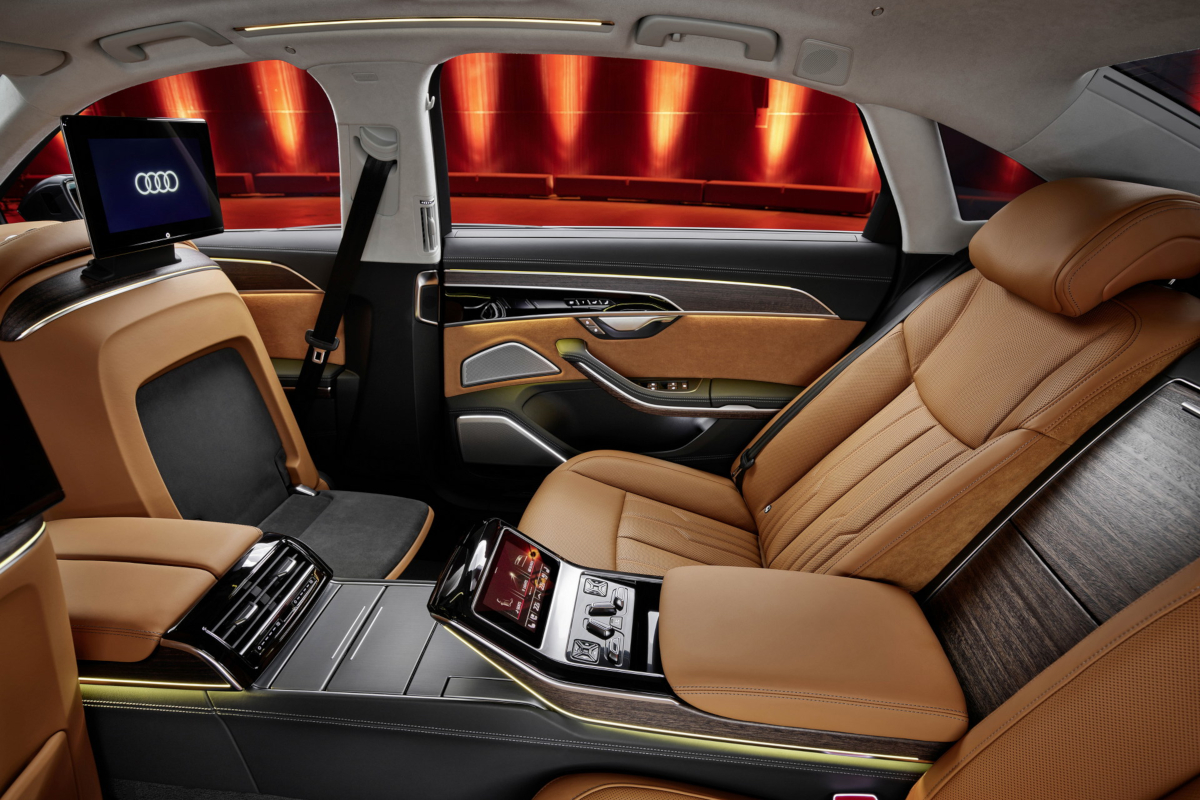 Audi A8L 2022 Facelift Rear seat