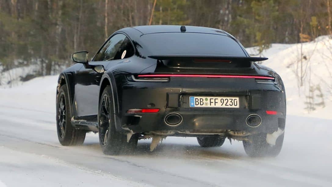 Porsche 911 Safari Spyshot Rear