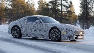 Mercedes AMG GT 2nd Gen Spyshot Snow test