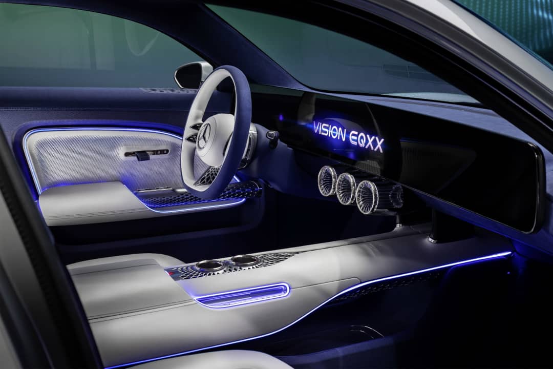 Mercedes Benz Vision EQXX Dashboard