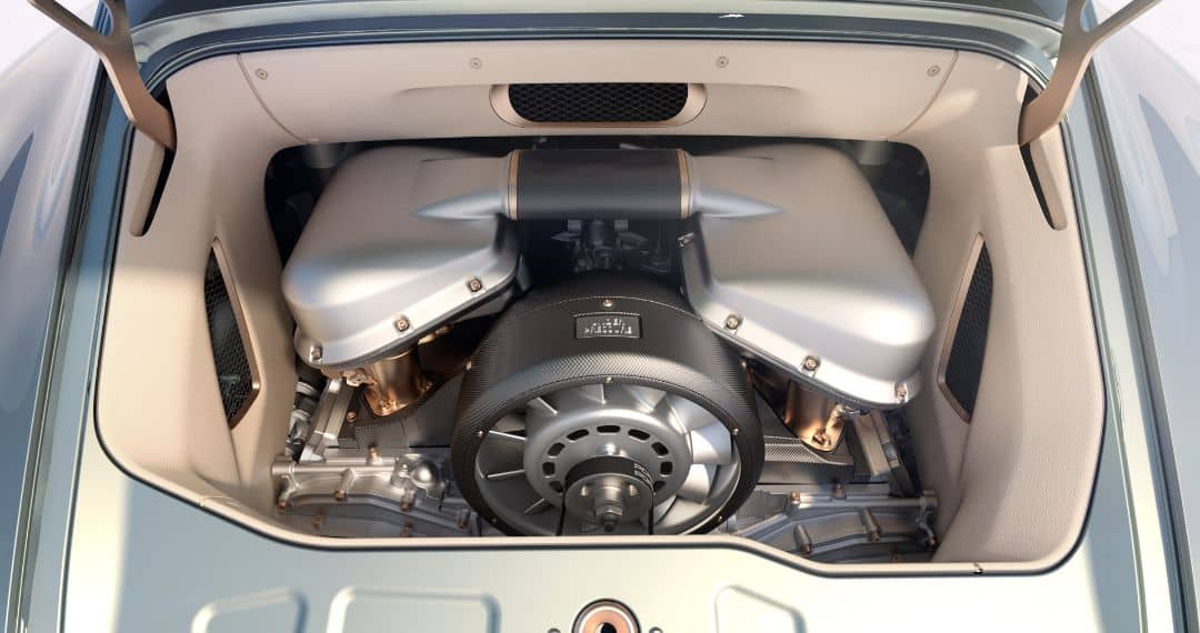 Singer 911 Turbo Study Engine