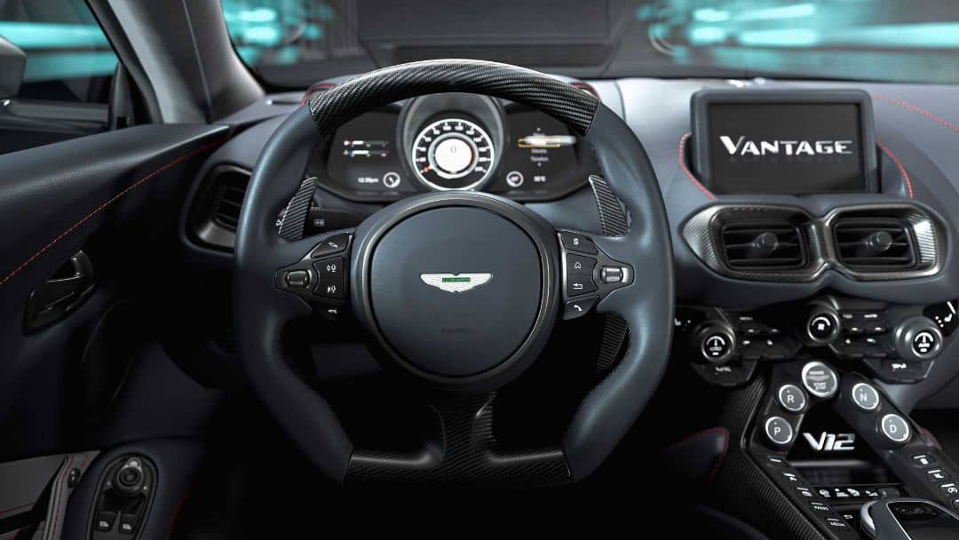 Aston Martin V12 Vantage Cockpit