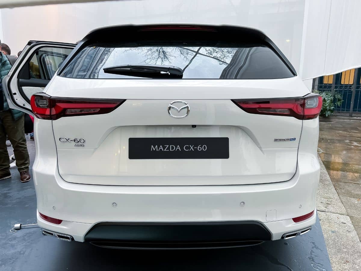 Mazda CX-60 Unveiled Rear
