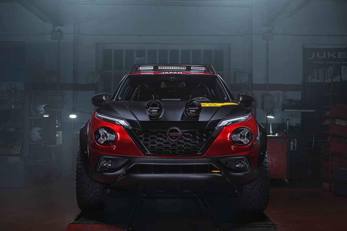 Nissan Juke Hybrid Rally Tribute Concept Front