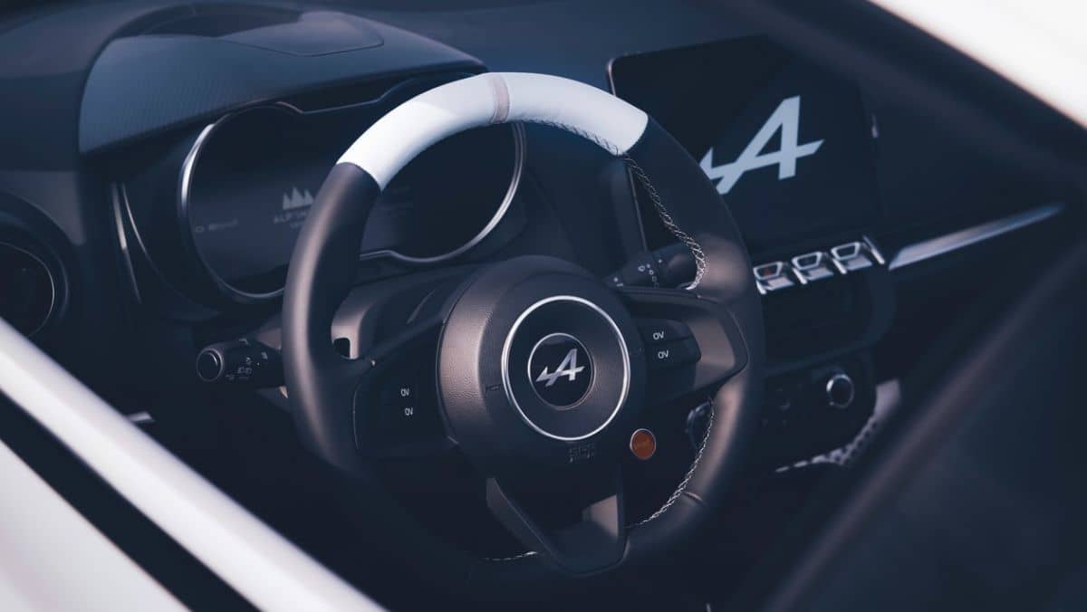 Alpine A110 E-Ternité Steering wheel