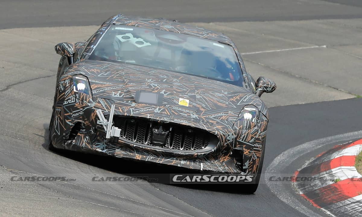 Maserati GranTurismo Folgore Spyshot Front