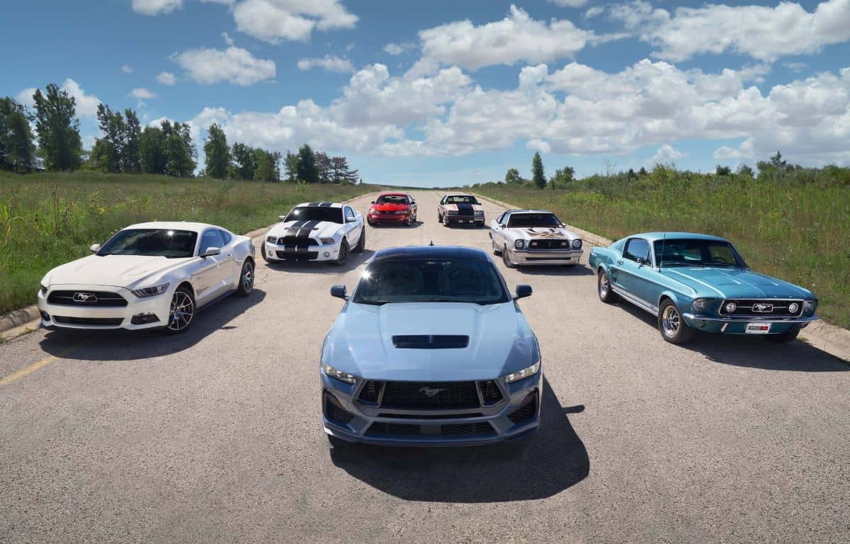 Ford Mustang　Successive generations