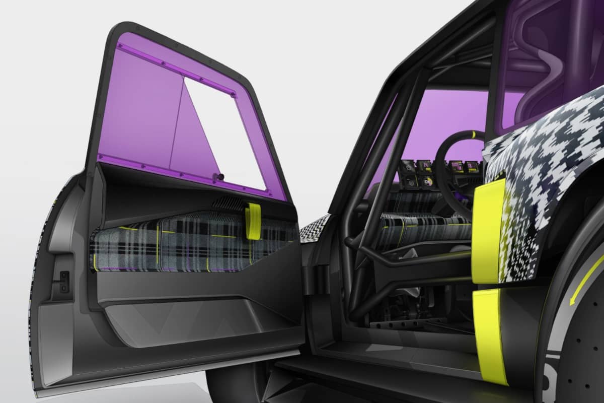 Renault 5 Turbo 3E Concept Door inner trim