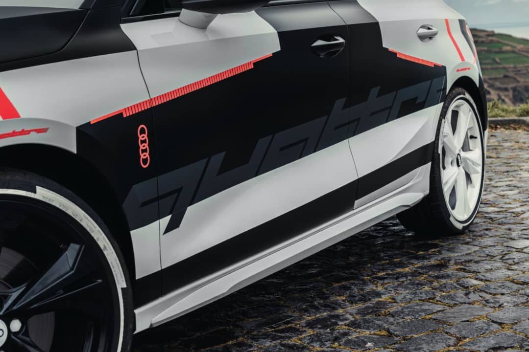 Audi A3 2020 Prototype font