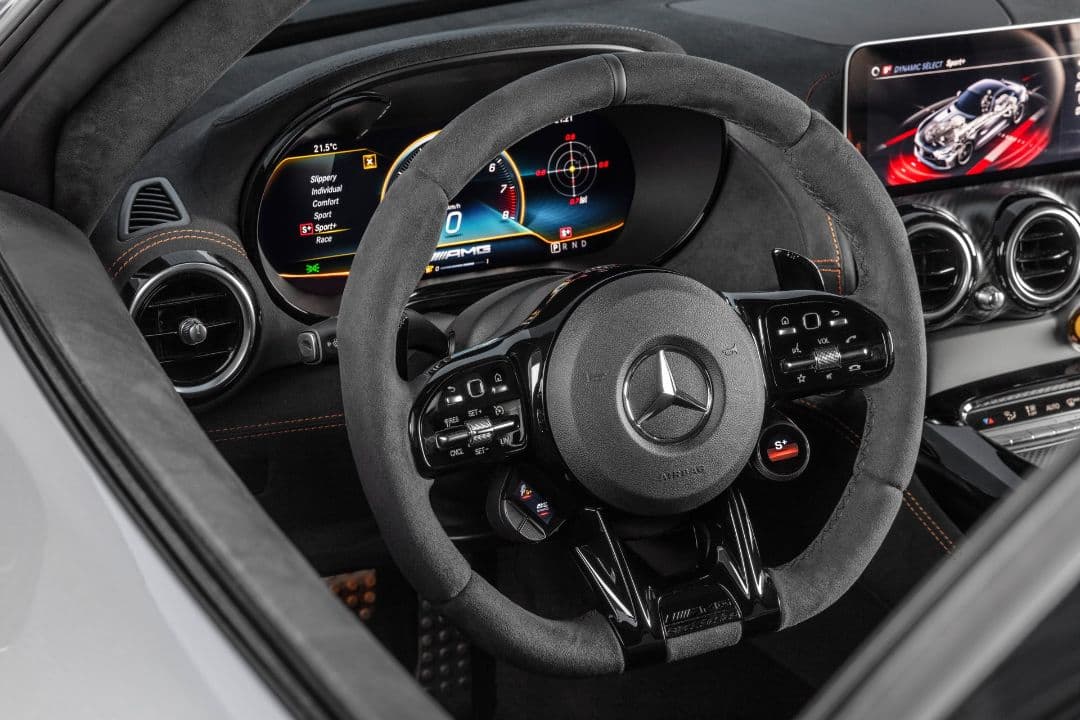 AMG GT Black Series steering wheel