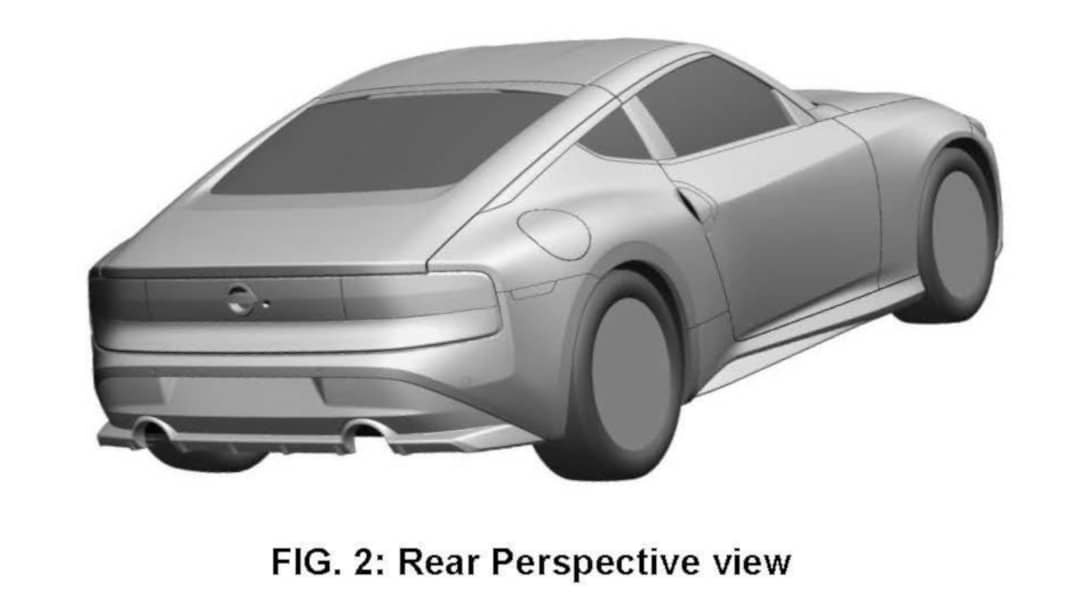 Nissan 400Z Patent Image Rear Perspective