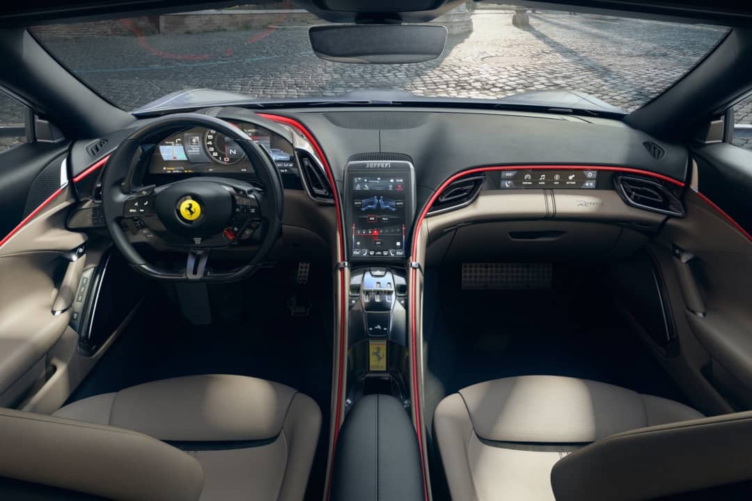 Ferrari Roma 2020 center console