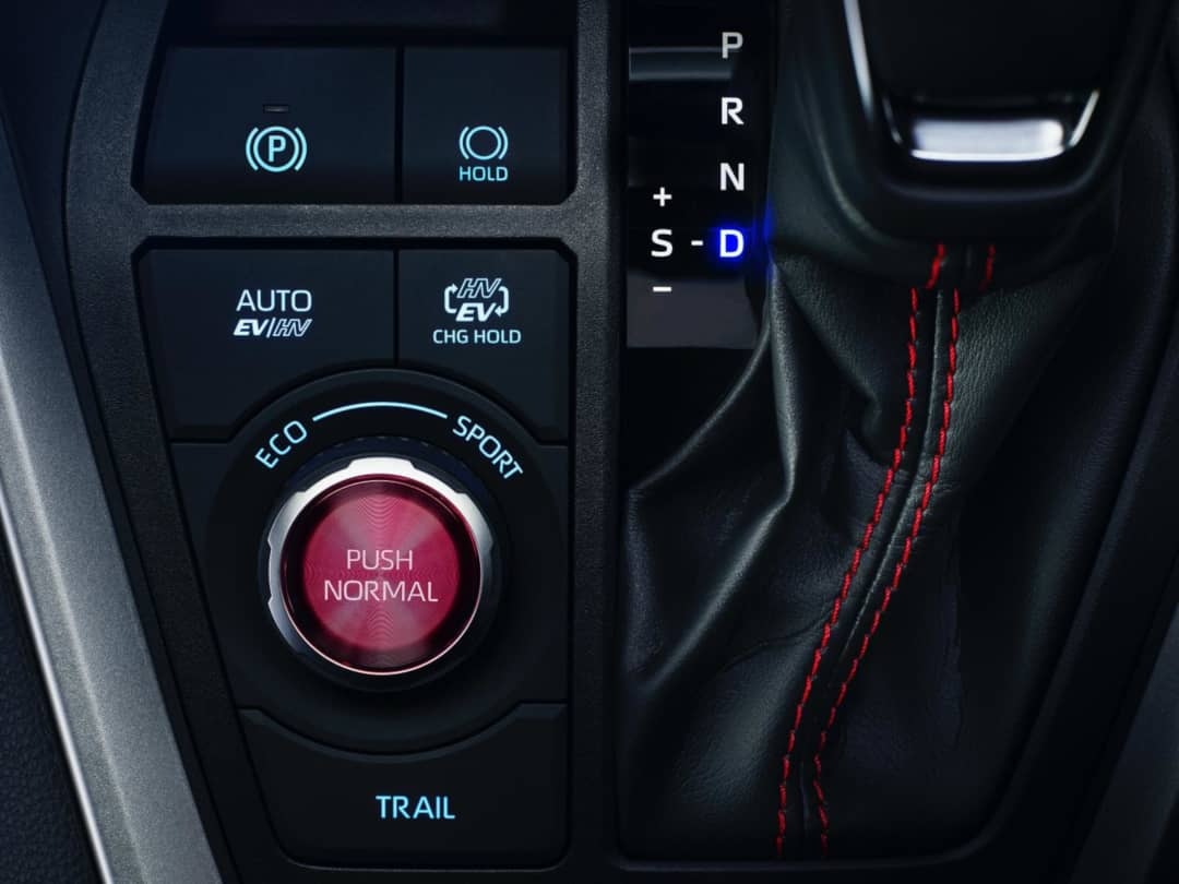Toyota RAV4 Plugin Hybrid console