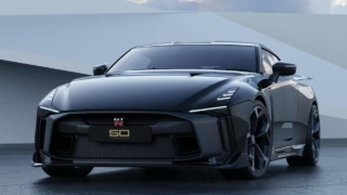 Nissan GT-R50 by Italdesign black front