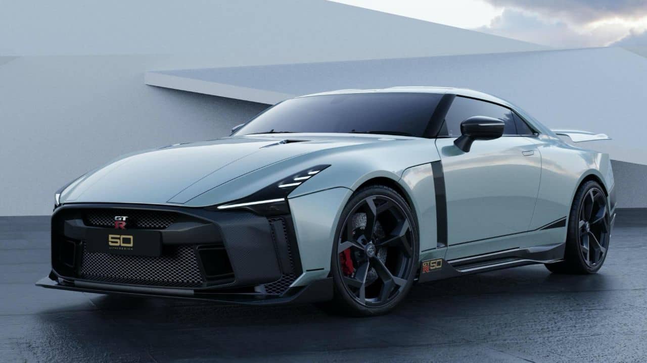 Nissan GT-R50 by Italdesign white front three quarter