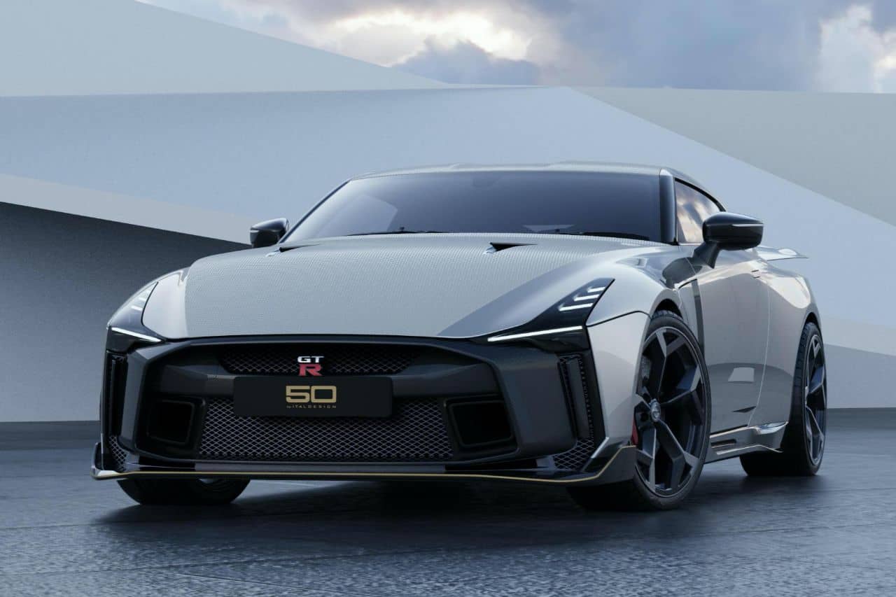 Nissan GT-R50 by Italdesign white front