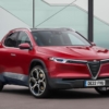 Alfa Romeo Baby SUV rendered by AutoExpress front