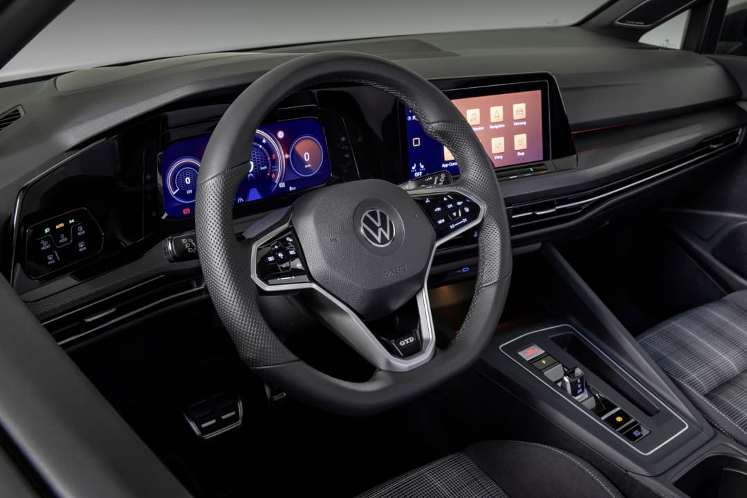 VW Golf Mk8 GTD steering