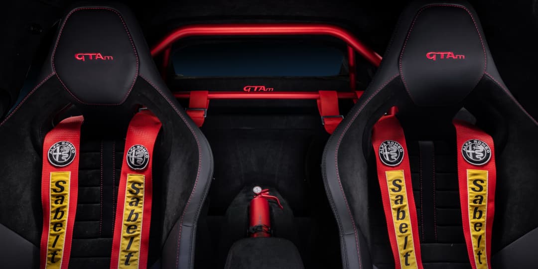 Alfa Romeo Giulia GTAm rear seat