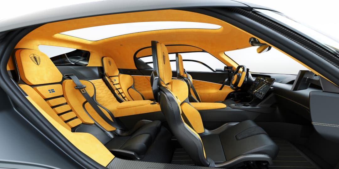 Koenigsegg Gemera seats