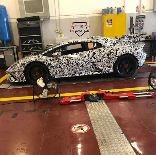 Lamborghini Huracan EVO STO spyshot side