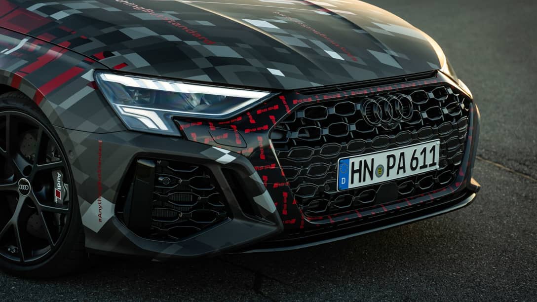 Audi RS3 8Y Prototype Grill