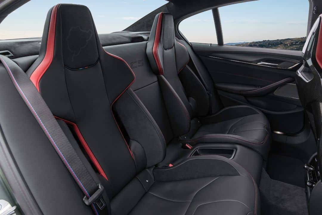 BMW M5 CS Rear seats