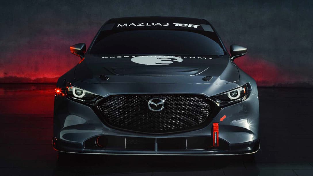 Mazda 3 TCR Race Car front