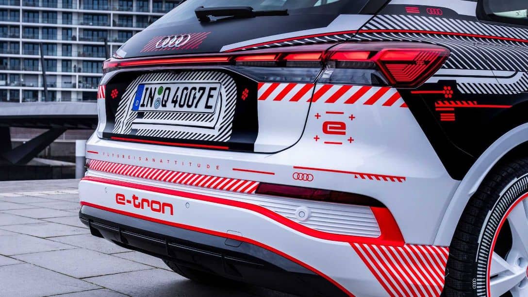 Audi Q4 e-tron Prototype Tail