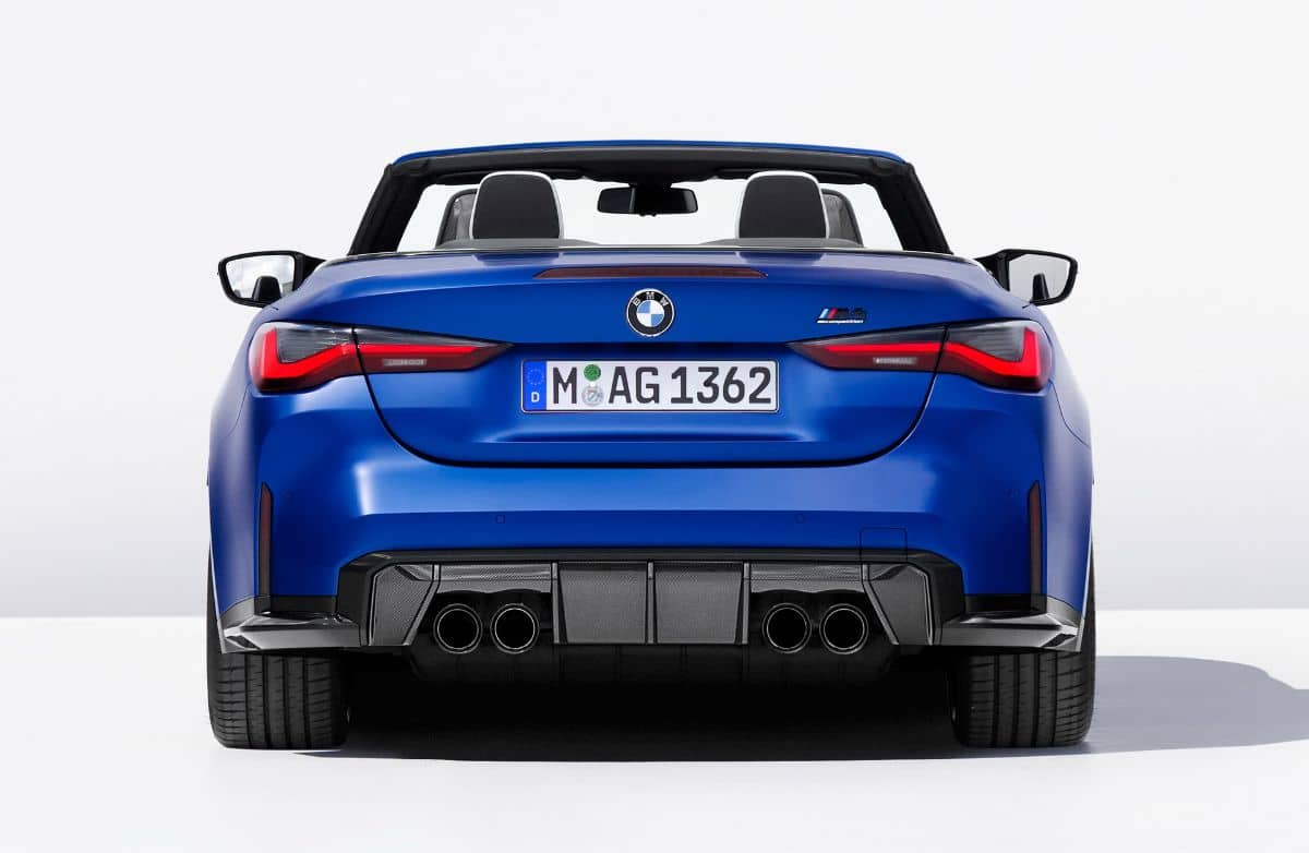 BMW M4 Competition Convertible Rear