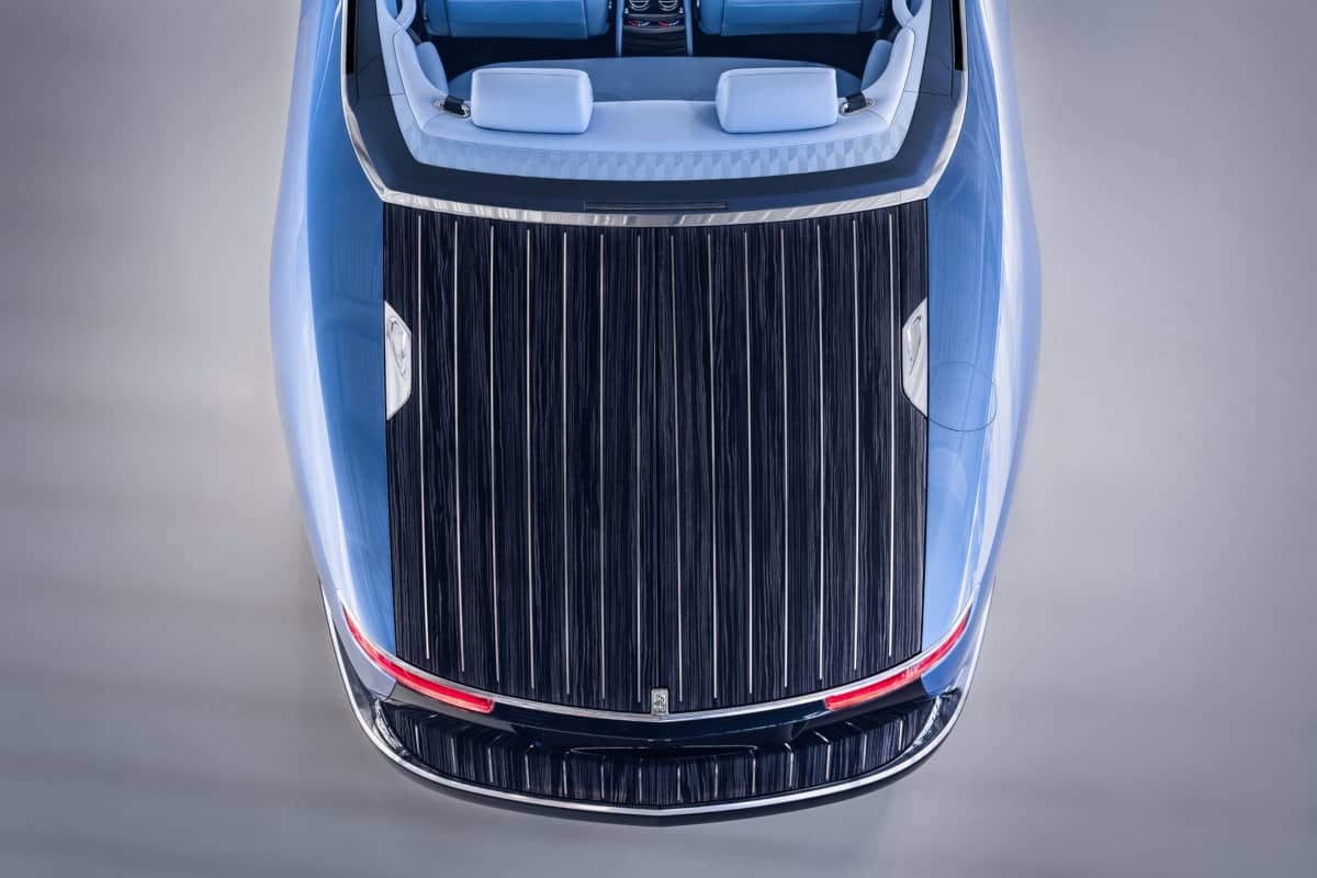 Rolls-Royce Boat Tail Trunk Lid Close